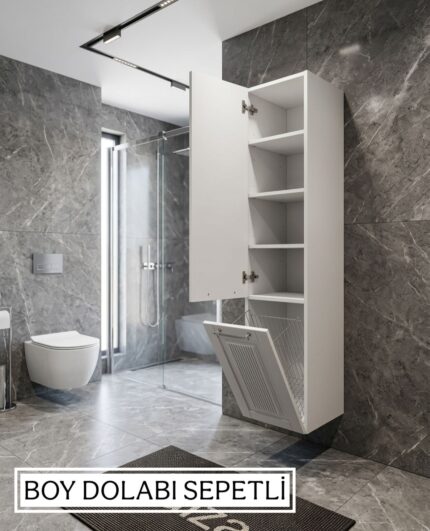 İTALZA BOY DOLABI SEPETLİ